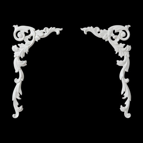 唐草14号 | レリーフ | ソリッド | 無塗装品