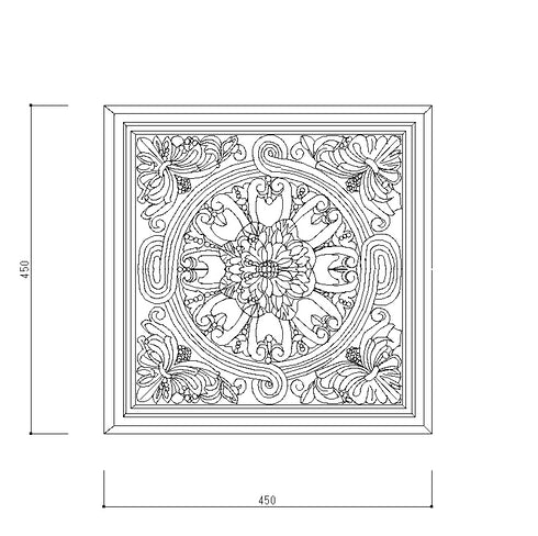 ブロックB号 | レリーフ | PUF | 無塗装品