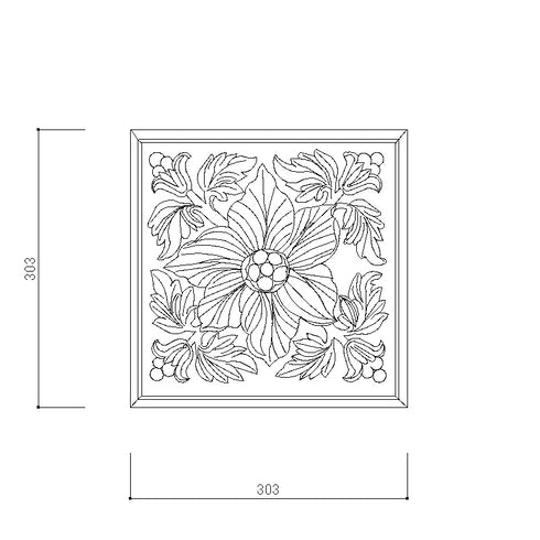 ブロックC号 | レリーフ | PUF | 無塗装品