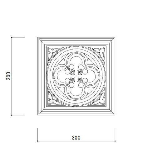 ブロックE2号 | レリーフ | PUF | 無塗装品