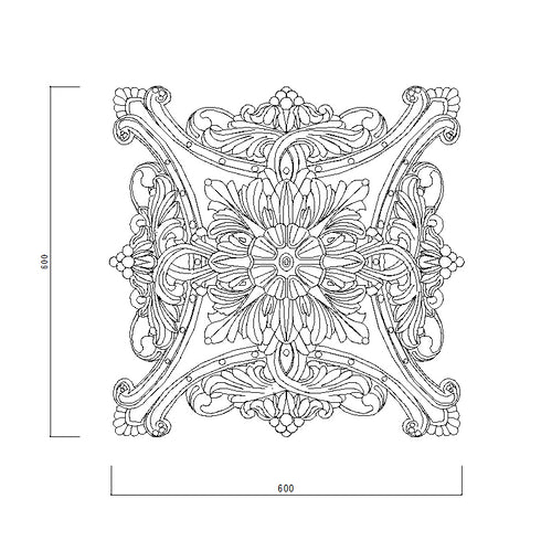 ブロックD1号 | レリーフ | FRP | 無塗装品