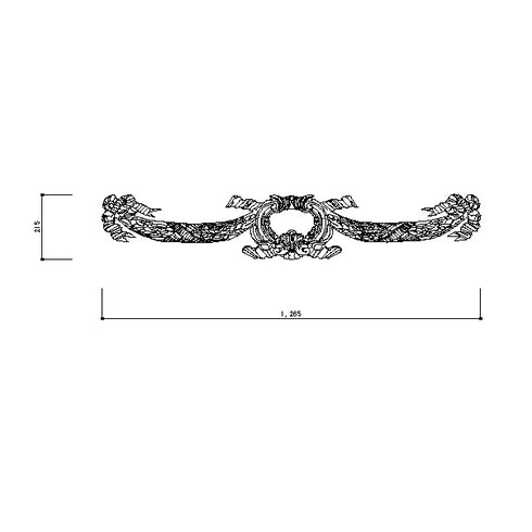 フローラ7号 | レリーフ | FRP | 無塗装品
