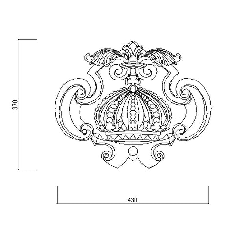 プリンス | レリーフ | FRP | 無塗装品