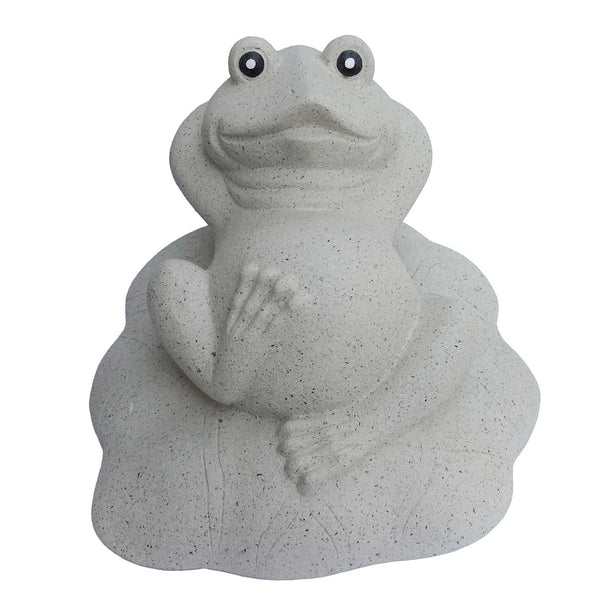 まったり無事カエル | 置物 オブジェ かわいい ベージュ